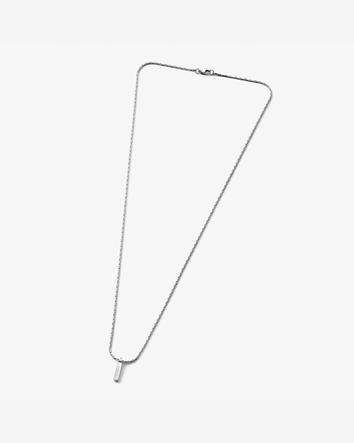 Bone Chain Necklace with Pendant