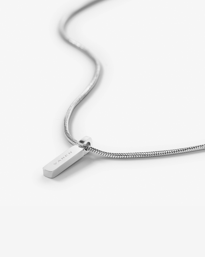 Snake Chain Necklace with Pendant